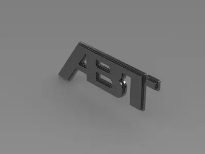 ABT Logo 3D model