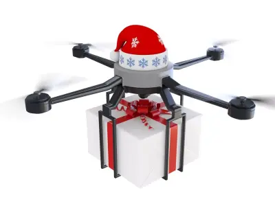 New Year Drone 3D model