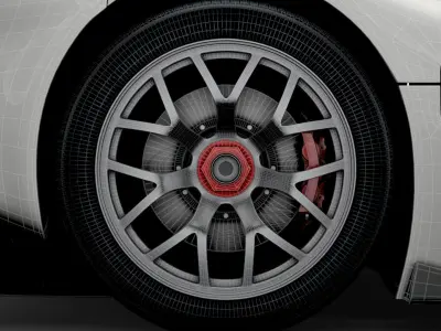 Radical SR10 wheel 3D model