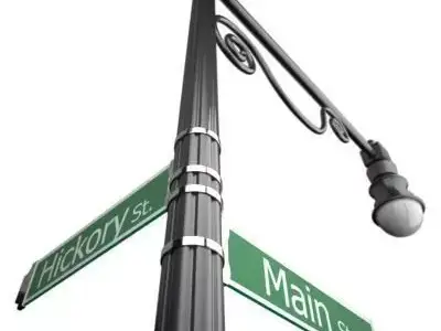 Street Lamp 1 3D model