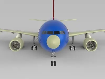 Aeroplan boeing 3D model