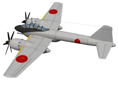 kugisho ki-93 3D model
