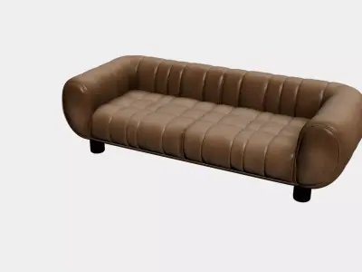 Modern Modular Fabric Sofa Free 3D model