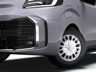 Toyota ProACE Electric Van L2 2024 3D model
