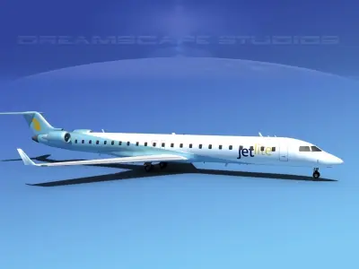Bombardier CRJ900 JetLite 3D model