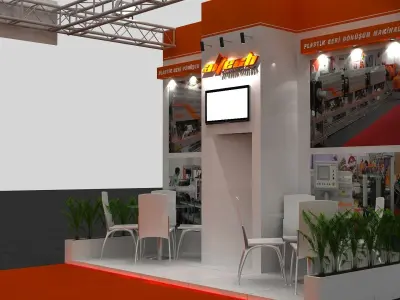 Wg Exhibition Stand 3D model