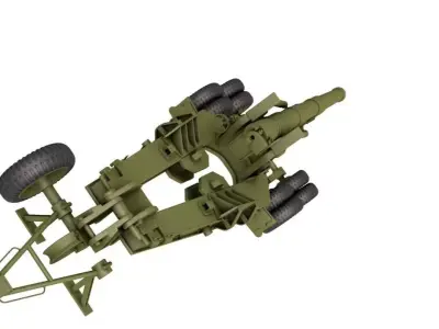 M115 Howitzer 3D model