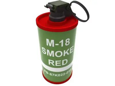 M18 SMOKE GRENADE 3D print model