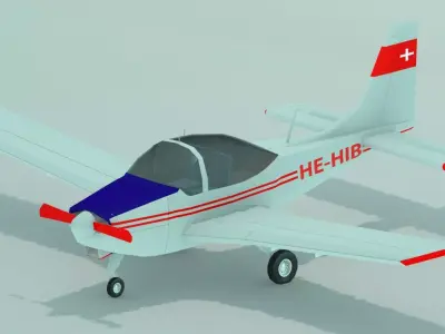 AS202 BRAVO  Low-poly 3D model