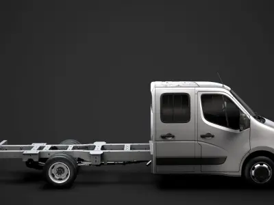 Renault Master CrewCab DW E30 Chassis 2014 3D model