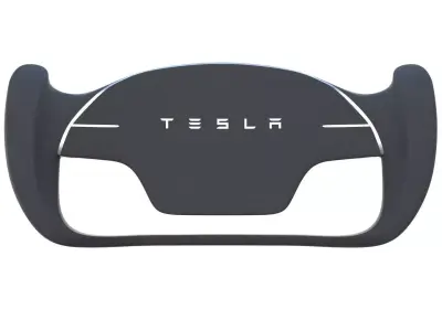 Tesla Roadster Steering Wheel 3D model