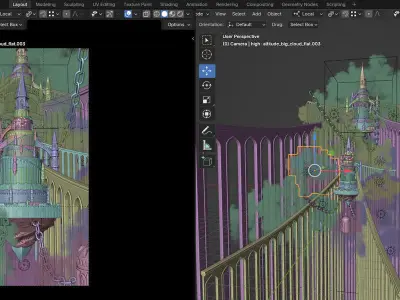 Nebula Castle 3D model