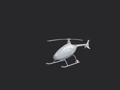 Na 40 Bongo Helicopter 3D print model
