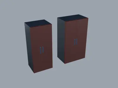 36 and 48 Inch refrigerator residential-commercial architecture 3D model