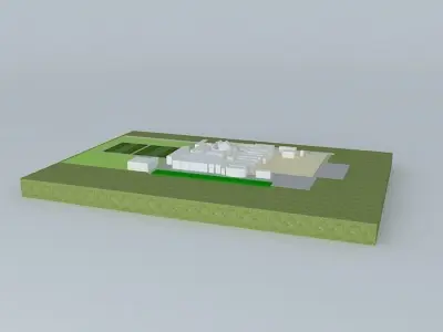 Map Agroleite 2008 3D Free 3D model