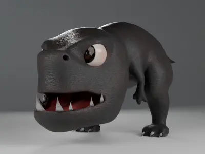 Low-Poly Dinasour Low-poly 3D model