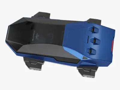 Hover car concept 2 3D model