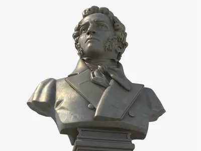 Alexander Sergeyevich Pushkin 3D model