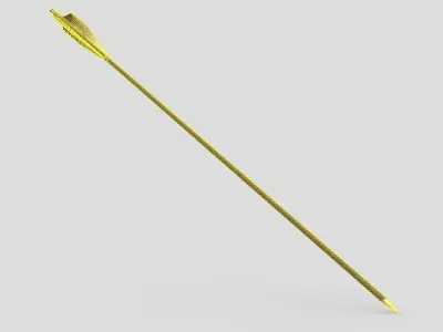 CC0 - Wooden Arrow Free low-poly 3D model