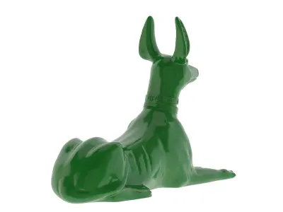 Egyptian God Anubis Dog 3D Print 3D print model