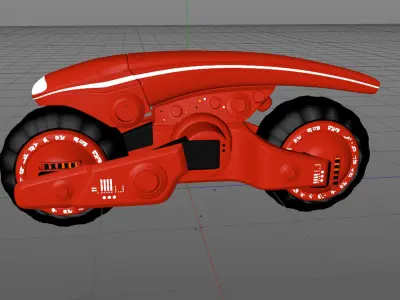 Alienbike V-Red 3D model