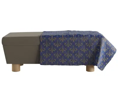 Bench Free 3D model 5