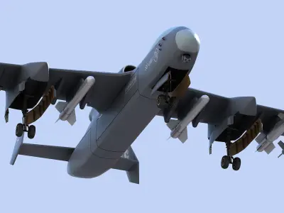 JiuTian SS-UAV 3D model