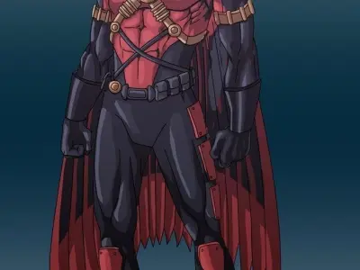 Red robin from Batman DC ComicsSTL files for 3d printing 3D print model