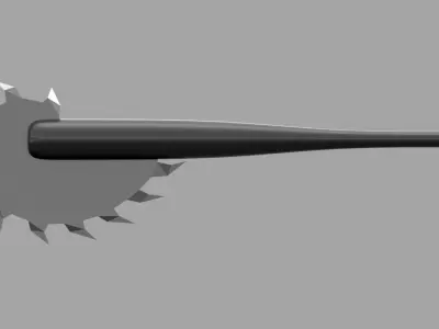 Saw-toothed bat 3D model