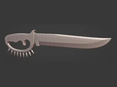 MIILTARY KNIFES 3D model