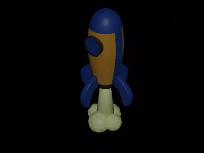 ROKET toy rocket 3D model