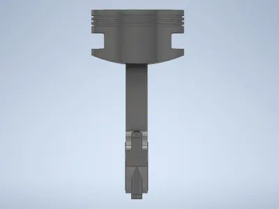 Piston head 3D model