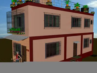 Emerald Villa-3D Free 3D model