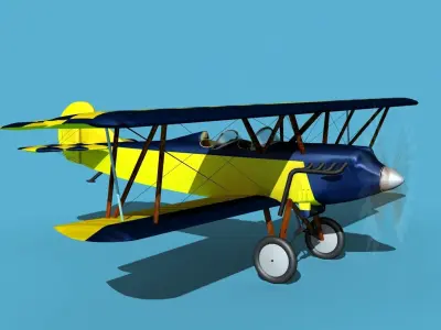 Travelair 2000 V05 3D model