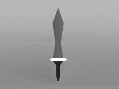 Lowpoly Sword 005 Low-poly 3D model