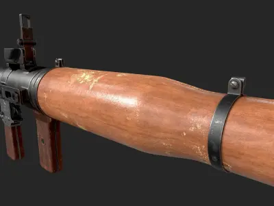 RPG-7 Low-poly 3D model