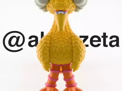Kaws Big Bird Sesame Street for Print 3D print model