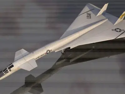 North American XB-70 Valkyrie 3D model