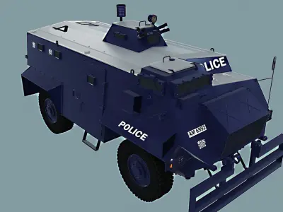 AT 105 SAXON HONK KONG POLICE 3D model