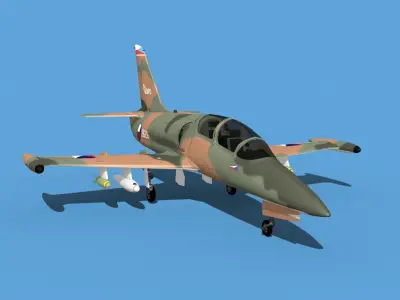 Aero Vodochody L-39C Albatross Cz Rep 03 3D model