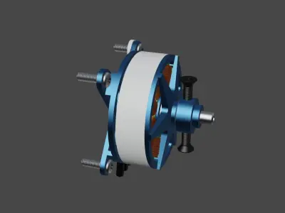 SunnySky X2305 RC plane motor 3D model