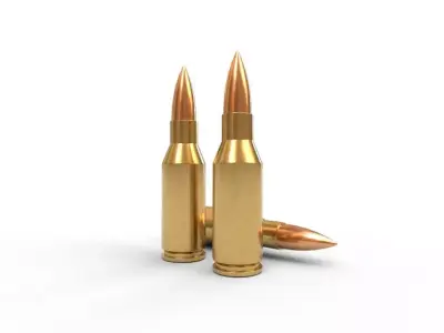 300 Olympic SSM Ammo Low-poly 3D model