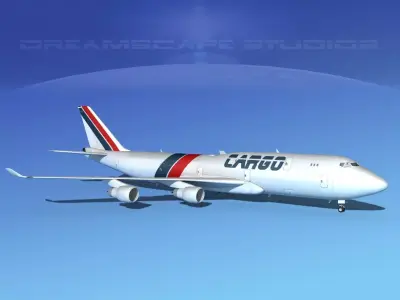 Boeing 747-8 Freighter 1 3D model