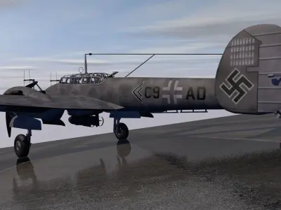 Messerschmitt Bf-110 G-4 Nachtjager 3D model