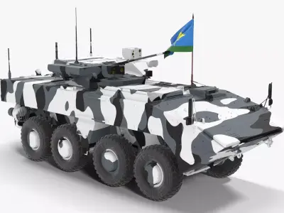 VPK-7829 Bumerang Urban Clean Low-poly 3D model