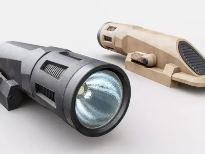 Inforce WMLx Rifle Weapon Mounted Light Low-poly 3D model