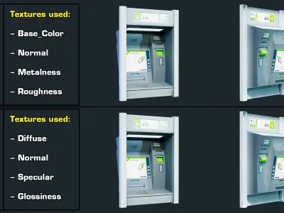 ATM GameReady 3D model