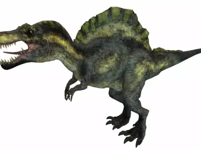 Spinosaurus Low-poly 3D model