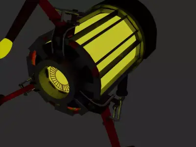 plazma gun 3D model