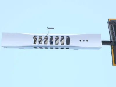 Pearl Harbor National Memorial Low-poly 3D model